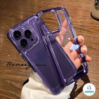 เคสโทรศัพท์มือถือแบบนิ่ม TPU ใส หนา กันกระแทก เรียบง่าย แฟชั่น สําหรับ IPhone 14 11 7Plus 8Plus XR 13 12 Pro Max