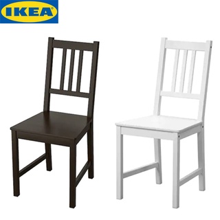 IKEA STEFAN สเตียฟาน เก้าอี้, ผลิตจากไม้จริง ซึ่งเป็นวัสดุธรรมชาติที่ทนทานการใช้งาน เก้าอี้ผ่านการทดสอบ