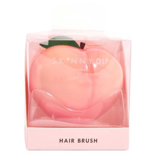(พร้อมส่ง) skinny dip london peach hair brush แปรงหวีผมรูปพีชจาก skinny dip