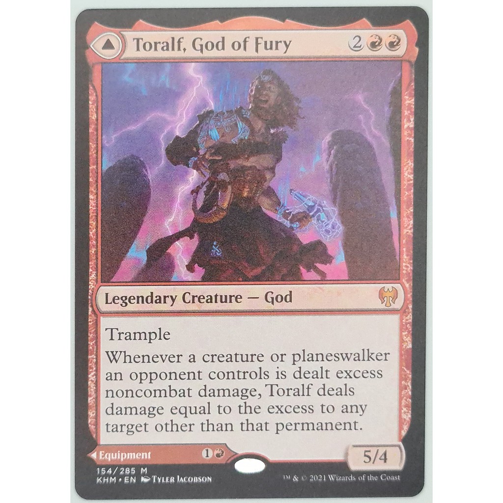 MTG Magic The Gathering: Toralf, God of Fury // ค้อนของ Toraf