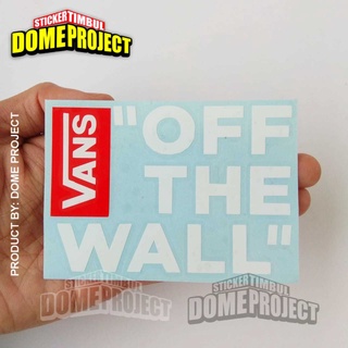 สติกเกอร์ ลาย VANS OFF THE WALL สําหรับติดตกแต่งรถยนต์ รถจักรยานยนต์