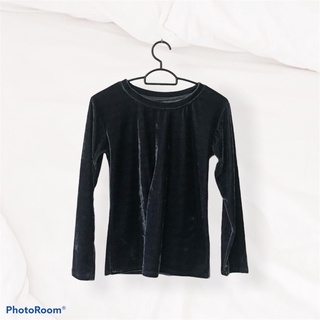 เสื้อแขนยาวกำมะหยี่ เสื้อกันหนาว ใส่ไปต่างประเทศ สวยๆงานหรู