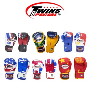 นวมชกมวย Twins Special Fancy Boxing Gloves นวมลายธงชาติ