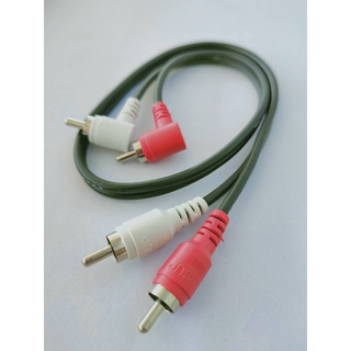 สายสัญญาณ RCA ทองแดงแท้ งานคุณภาพดี  ขนาด 0.5 เมตร