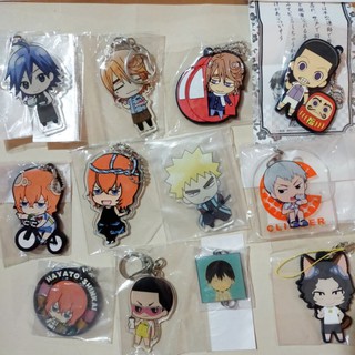 มีหลายแบบ ของแท้ ญี่ปุ่น อนิเมะ Yowamushi Pedal โอตาคุน่องเหล็ก Anime JAPAN KEYHOLDER พวงกุญแจ อะคริลิก ยางตัน Banpresto