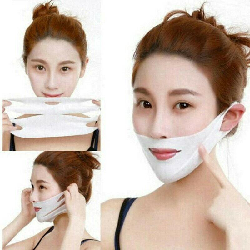 Ready Stock 4D Miracle V-Shaped Slimming Mask Tension Firming Mask Paper  Thin Masseter