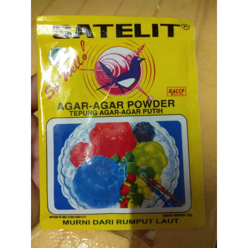 Agar Agar Powder /Subk agar / Tepung Agar 6g 1 ชิ้น