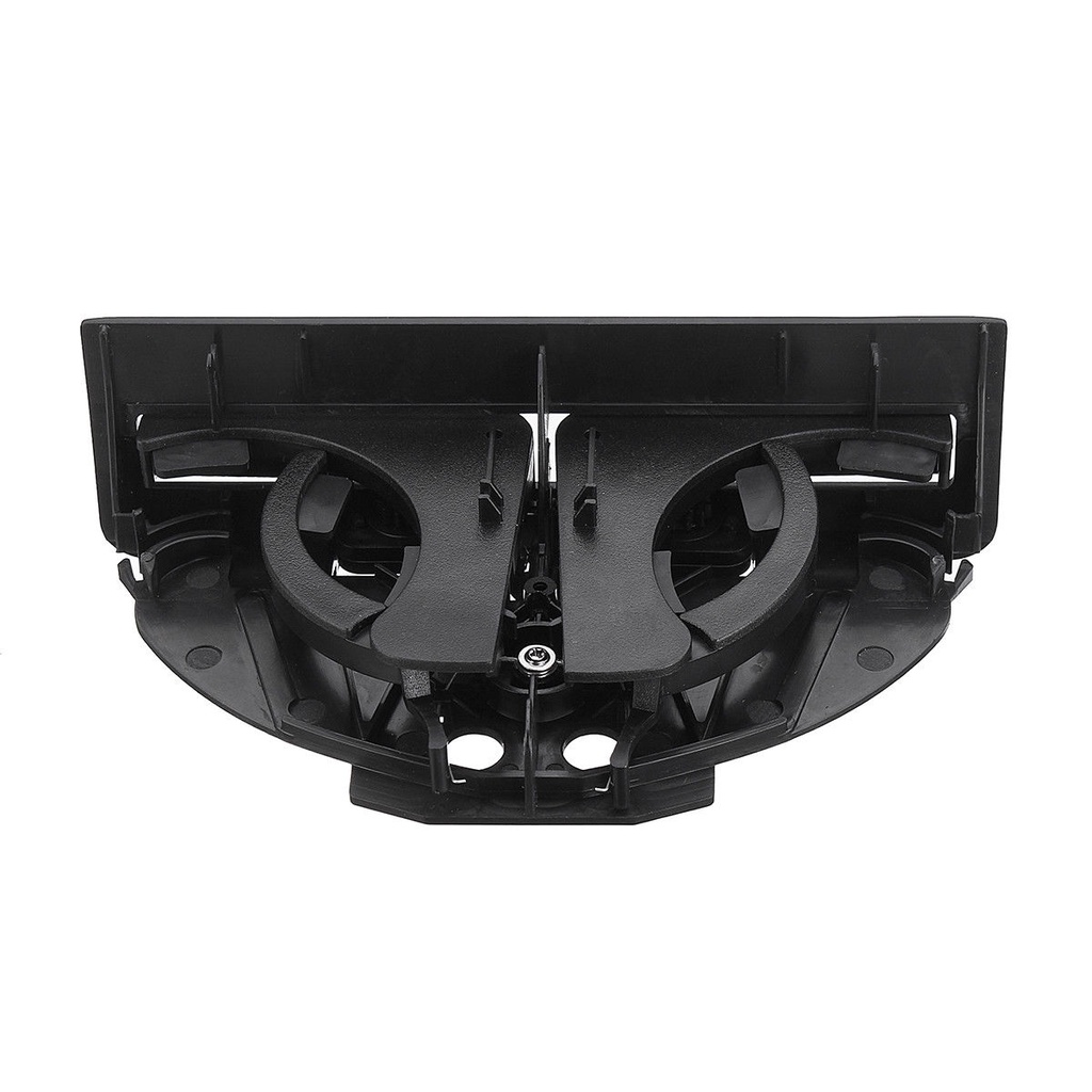 สีดำที่วางแก้วเครื่องดื่มสองแก้วด้านหลัง-สำหรับ BMW 525i 528i 530i 540i 5ชุด E39พับเก็บได้ - รูปที่ 4