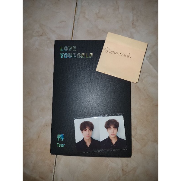 Taehyung TEAR R PHOTOCARD ALBUM FULLSET