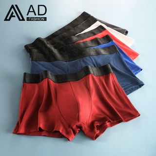 ADFASHION Cotton Men Plus Size Boxer Briefs Modal Breathable Underwear Mens Comfortable Stretchable Underpants Boys Fashion Antibacterial Physiological Innerwear Male Summer Boxers Briefs 266