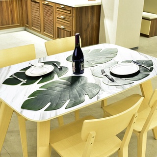 Creative Monstera Shape Table Mat Tropical Leaf Placemat Dining-table