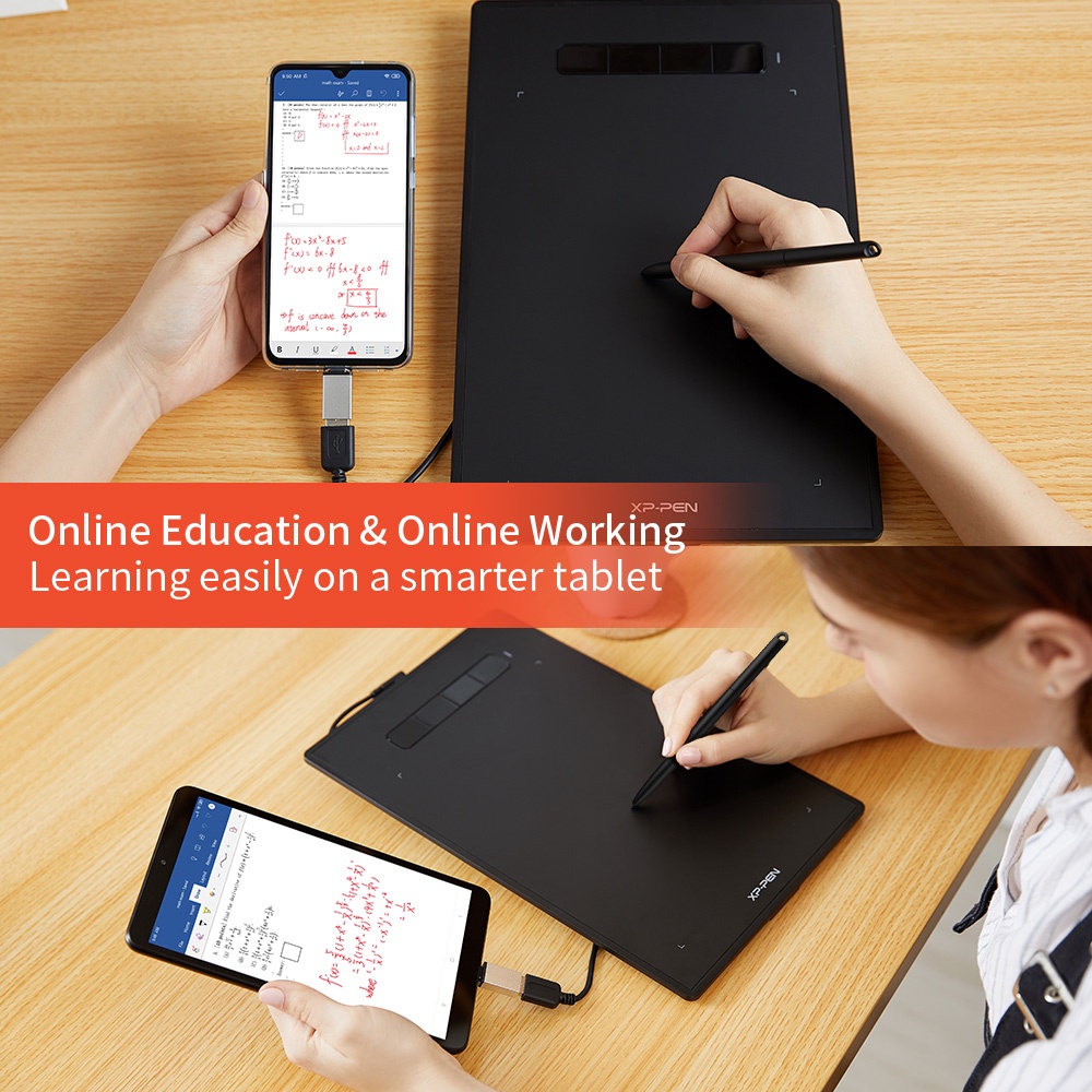 XPPen Star G960S แท็บเล็ตวาดภาพกราฟิก ปากกาดิจิทัล รองรับอุปกรณ์ Android รองรับ Tlit  & 8192 ปากกา