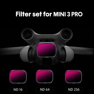 ฟิลเตอร์เลนส์กล้อง อุปกรณ์เสริม สําหรับ DJI Mini 3/ Mini 3 Pro DJI Mini 3/ Mini 3 Pro ND16 64 256