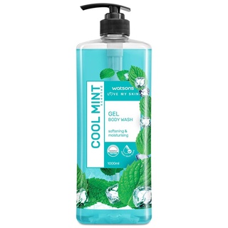 Free Delivery Watsons Cool Mint  Body Wash 1000ml. Cash on delivery