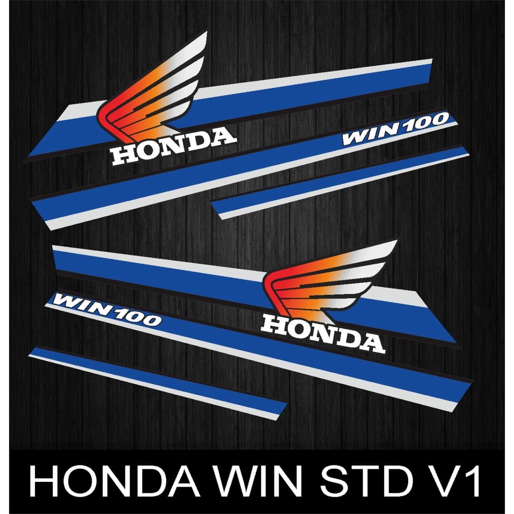 สติ๊กเกอร์รายการตัดแถบ HONDA WIN STD V1