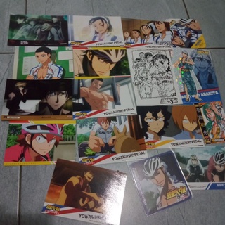 ของสะสม รูปภาพ และ โปสการ์ด และ สติกเกอร์ 3 มิติ อนิเมะ โอตาคุ น่องเหล็ก YOWAMUSHI PEDAL Poscard And Picture Anime