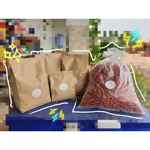 พริกแห้งหัวเรือ / จินดา *เด็ดก้าน* 1 กิโลกรัม - รูปที่ 3