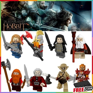 The Hobbit Minifigures Dori Kili Fili คนแคระสิบสาม Goblin Half Orc Building Blocks ตัวเลขขนาดเล็ก PG8183