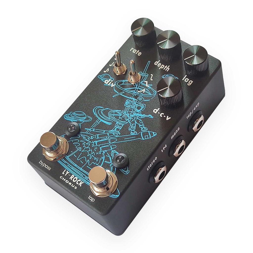 Ly ROCK แป้นเหยียบเอฟเฟคกีตาร์ แบบเปลี่ยน สําหรับ Walrus Audio Deluxe Chorus Effector 9V 100mA