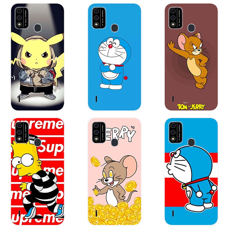 Itel A48 เคสซิลิโคน TPU ฝาหลัง itelA48 เคสโทรศัพท์ นิ่ม ลายการ์ตูน
