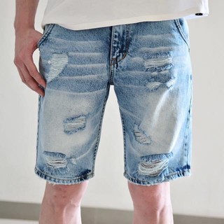 shorts Jeans กางเกงยีนส์ขาสั้น Street Jeans