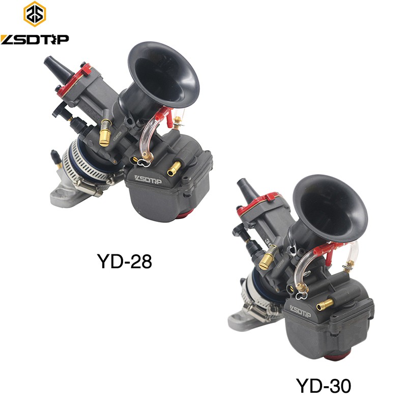 28/30mm Carburetor With Power Jet For Mikuni Keihin PWK YD28 YD30 ATV Quad Go Kart Dirt Bike