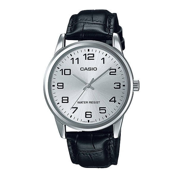 Standard นาฬิกาผู้ชาย สายหนัง รุ่น MTP-V001L-7BUDF - Black