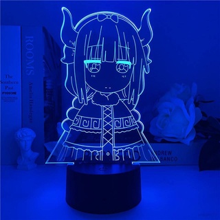 Miss Kobayashi Dragon Maid Night Light โคมไฟ Led โคมไฟแบบสัมผัสสําหรับตกแต่งบ้าน