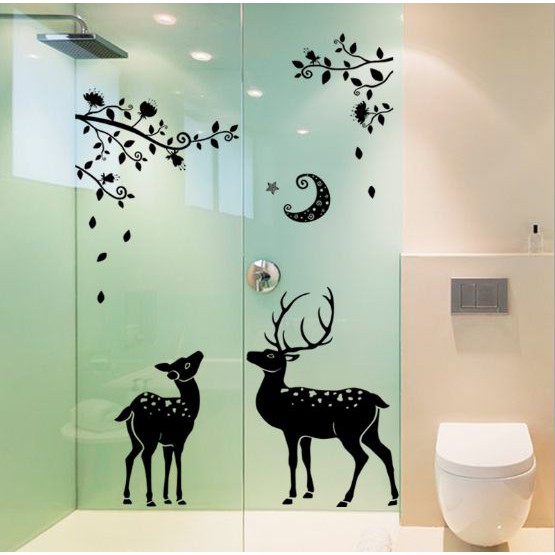 Black Deer SK9081 (90x60) - สติ๊กเกอร์ติดผนัง