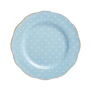 พร้อมส่ง ROYAL ALBERT Polka Blue plate 20cm