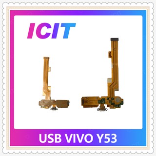 USB VIVO Y53 อะไหล่สายแพรตูดชาร์จ แพรก้นชาร์จ Charging Connector Port Flex Cable（ได้1ชิ้นค่ะ) ICIT-Display