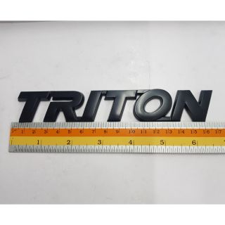 Logo TRITON ของรถ Mitsubishi