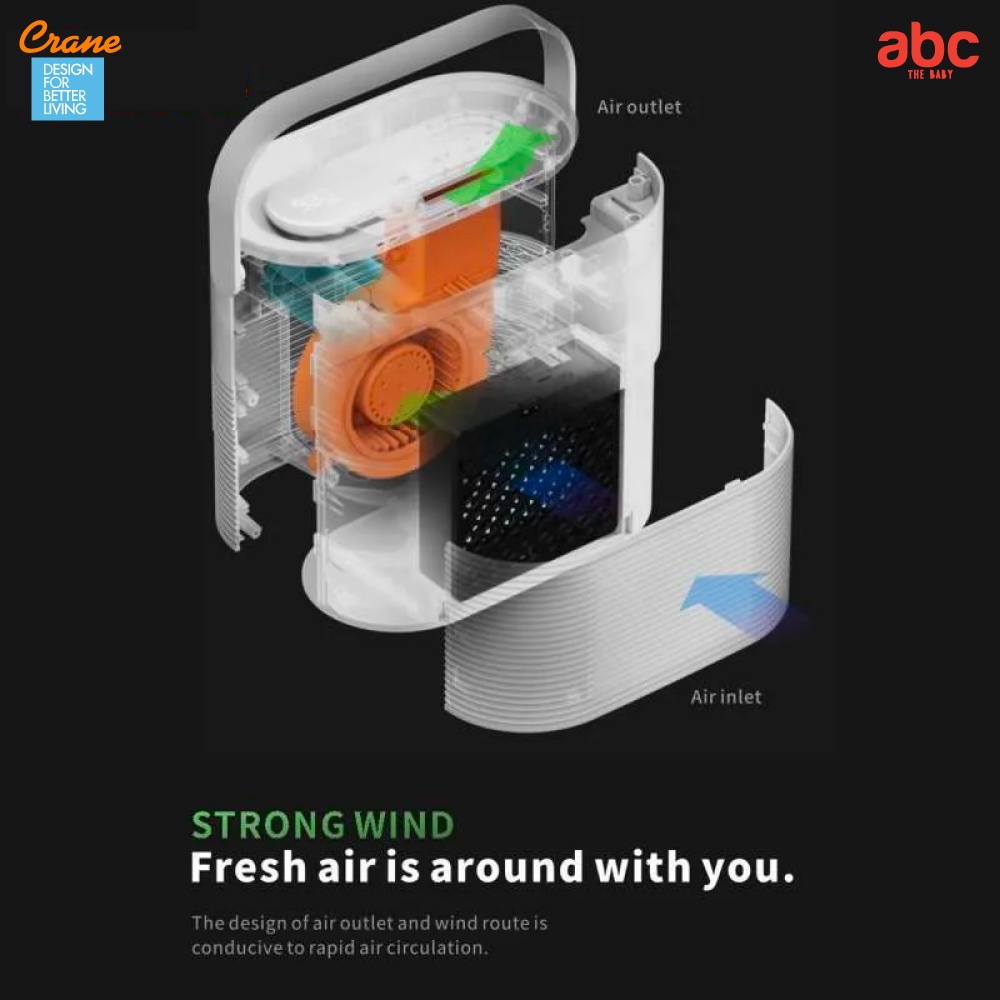 جهاز تنقية هواء محمول Crane Portable Air Purifier صورة 8