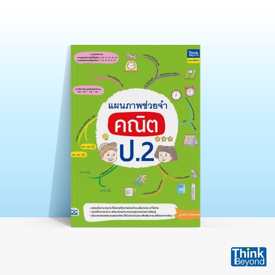 Thinkbeyond Book (ธิงค์บียอนด์ บุ๊คส์) หนังสือแผนภาพช่วยจำ คณิต ป.2 93438