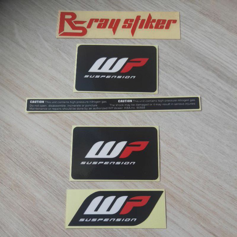 สติ๊กเกอร์ WP SUSPENSION PRINTCUTT