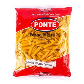 Ponte Penne Rigate 500g  พอนเต้เพนเน่ริเกต 500 ก