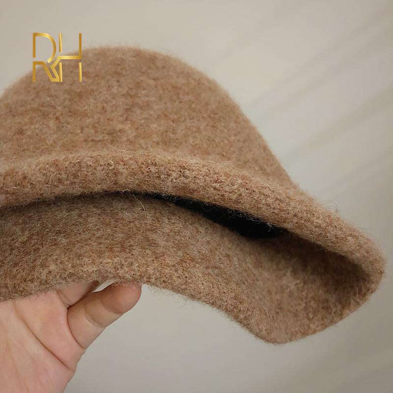 100-fashion-men-women-pure-wool-bucket-cap-winter-visor-folding