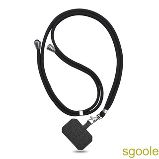 [sgoole]Universal Cell Phone Lanyard Adjustable Prevent Dropping TPU Neck Crossbody Rope with Durable Pads