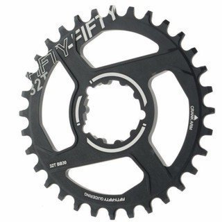 ใบจานหน้า Fifty-Fifty : direct mount chainrings for SRAM  BB30  ขนาด 32ฟัน สีดำ