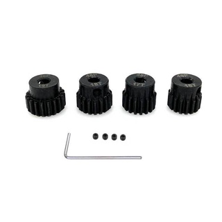 4PCS 48P 3.17mm RC รถมอเตอร์เกียร์ Pinion 16T 17T 18T 19T สำหรับ 1/10 RC Crawler รถ Axial SCX10