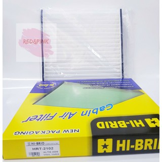 กรองแอร์  Hi-Brid รหัส HRT-2102 รถรุ่น Altis 08 , Vigo , Fortuner , Innova , Wish , New Vios , Yaris