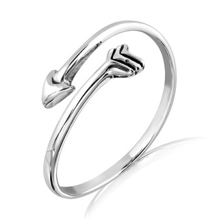 MachuSilver แหวนเงินแท้ 925 Sterling Silver ลายดอกธนู พร้อมถุงกำมะหยี่