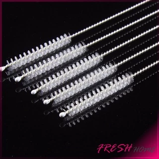 แปรงล้างหลอดดูด จุกนม ขนไนล่อน ไม่ทำให้เป็นรอย Stainless steel soft straw straw brush