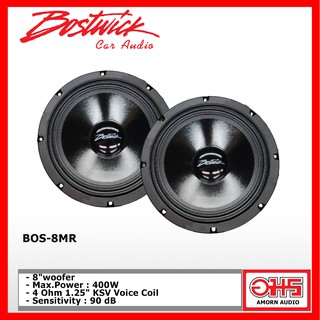 BOSTWICK BOS-8MR 400W ลำโพงเสียงกลาง 8นิ้ว 1 คู่ AMORNAUDIO อมรออดิโอ