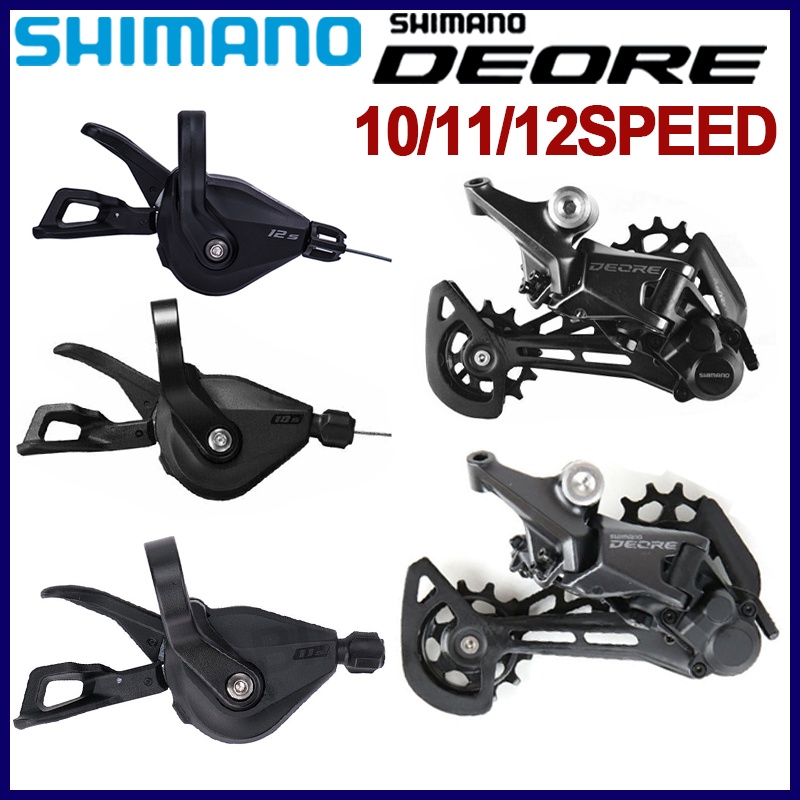 Shimano Deore M4100 M5100 M6100 คันเกียร์ 10 11 12 ความเร็ว สําหรับจักรยานเสือภูเขา M4120 M5120