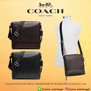 Coach SULLIVAN SMALL MESSENGER IN SIGNATURE