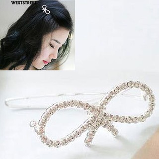 COD🌱Fashion Women Girls Crystal Rhinestone Butterfly Barrette Hair Clip Gift