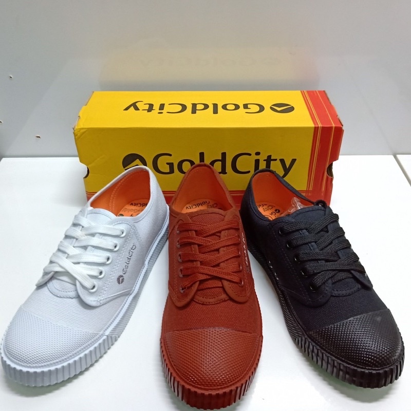 #รองเท้าผ้าใบGOLDCITYรุ่น205Sรองเท้านักเรียนชายและหญิงสินค้าพร้อมส่ง