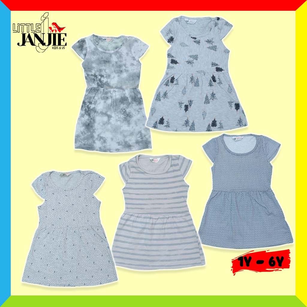 1Y-6Y H&M DRESS GIRL / 1-6 ปี SMALL KID GIRLS DRESS