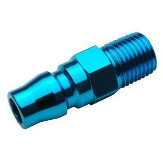 หัวปลั๊กลมอลูมิเนียม 20PM ( Aluminum Air Plug 20Pm Blue )